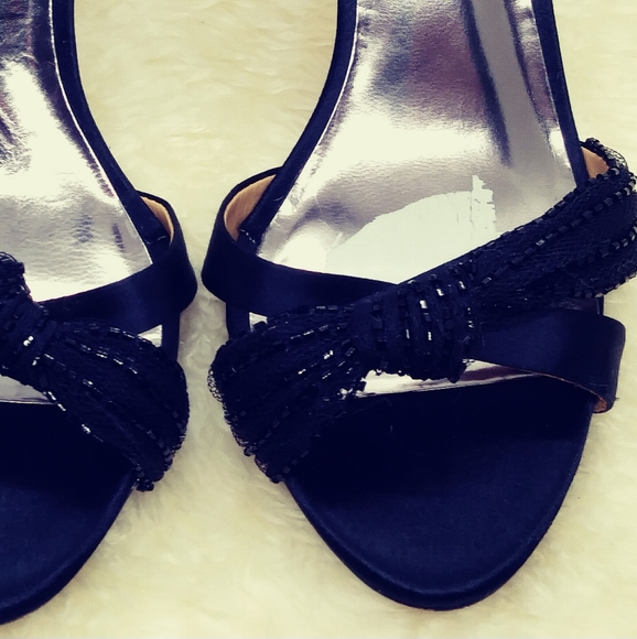 Bagley Mischka D'Orsay Peep Toe size 7.5 - Picture 4 of 8